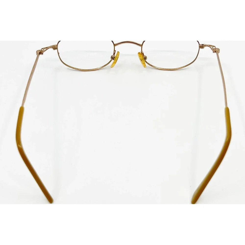 Marc' Andrea Eyeglasses Unisex Gold Oval Full Rim MA-82 44-21-145